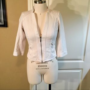 White House Black Market Zip Blazer